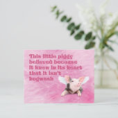 Een geërgerd briefkaart (Staand voorkant)