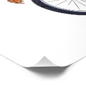 Een geest die op een fiets rijdt perfect poster (Hoek)