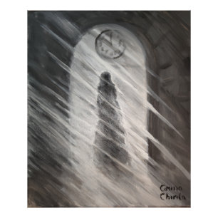 Een geest foto afdruk