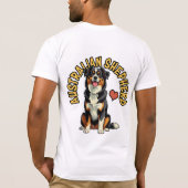 Een geestige geest: Australian Shepherd T-shirt (Achterkant)