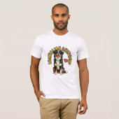 Een geestige geest: Australian Shepherd T-shirt (Voorkant volledig)