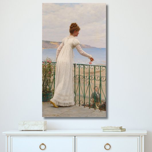 Een Gefallen - Edmund Blair Leighton Canvas Afdruk