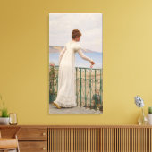 Een Gefallen - Edmund Blair Leighton Canvas Afdruk (Insitu (Woonkamer))