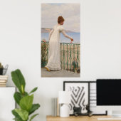 Een Gefallen - Edmund Blair Leighton Poster (Thuiskantoor)