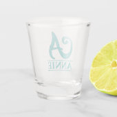 Een gegraveerd shotglas shot glas (Achterkant)