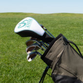 Een gegraveerde golfhoes golfheadcover (Insitu)