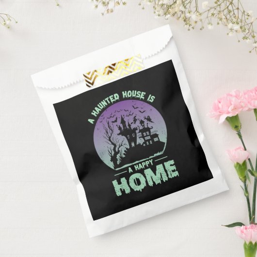 Een gehakt huis is een gelukkig thuis bedankzakje (Gezegeld)