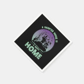 Een gehakt huis is een gelukkig thuis servet (Hoek)