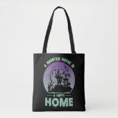 Een gehakt huis is een gelukkig thuis tote bag (Voorkant)