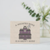 Een gehakt huis is een Happy Home-kruis Briefkaart (Staand voorkant)