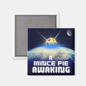 Een gehakt taartje wakker maken magneet (Voorkant / Achterkant)