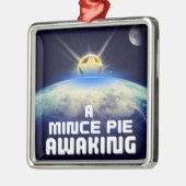 Een gehakt taartje wakker maken metalen ornament (Links)