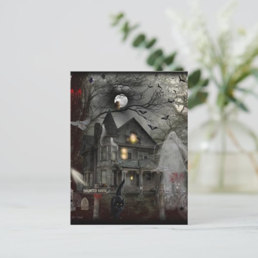 Een gehakte man briefkaart (Staand voorkant)