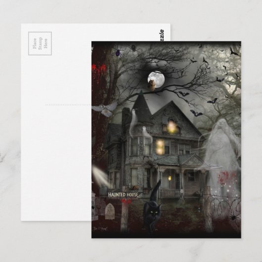 Een gehakte man briefkaart (Voorkant / Achterkant)