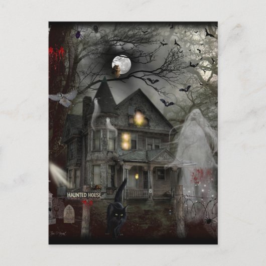 Een gehakte man briefkaart (Voorkant)