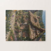 Een geheim dorp: die ene huispuzzel legpuzzel (Horizontaal)