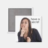 Een geheim koelapparaat hebben Magnet (Voorkant / Achterkant)