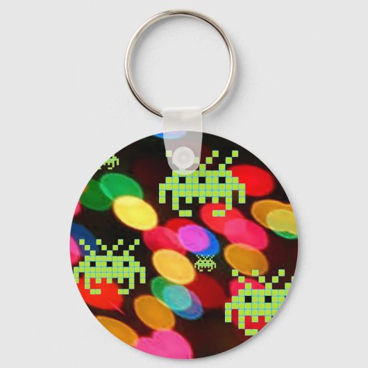 Een geheime invasie uit de Pixelverse Sleutelhanger (Voorkant)
