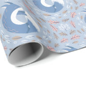 Een geheime schuilplaats - Schattigee vossen Cadeaupapier (Rol Hoek)