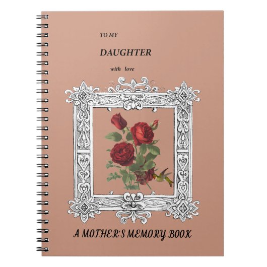 EEN GEHEUGENBOEK VAN EEN MOEDER NOTITIEBOEK (Voorkant)