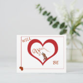 Een gehuil van een Kaart van Valentijn (Staand voorkant)