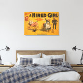 "Een gehuurd meisje" Comedy Succestheater Poster Canvas Afdruk (Insitu (Slaapkamer))