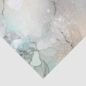 Een geisha in groene ontwerpreeks #27 tissuepapier (Detail)