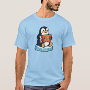 Een geïsoleerde pinguïn op een ijsberg. t-shirt