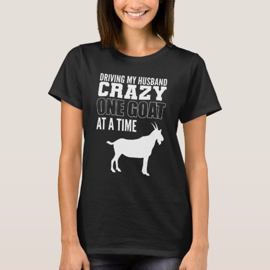 Eén geit per keer vrouw t-shirt (Voorkant)