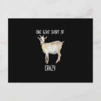 Een geit zonder gekke grappige geit