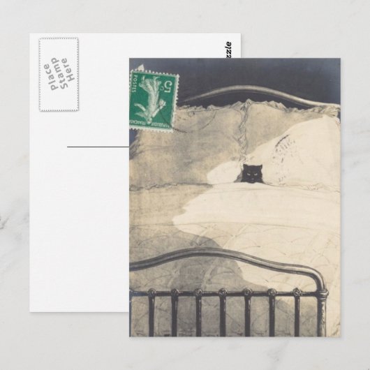 Een gek Kat! Briefkaart (Voorkant / Achterkant)