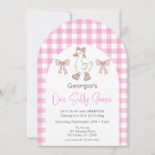 Een Gekke Gans 1e Verjaardag Foto Kaart (Voorkant)