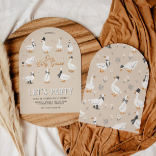 Een Gekke gans   1e verjaardag Kaart