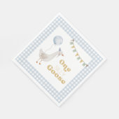 Een Gekke Gans 1e Verjaardag servetten (Hoek)