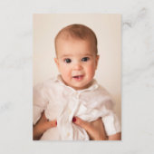 Een Gekke Gans 1e Verjaardagsfeest Bedankkaart (Achterkant)