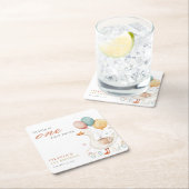 Een Gekke Gans 1e Verjaardagsfeest Kartonnen Onderzetters (Insitu)