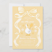 Een Gekke Gans 1e Verjaardagsfeest Lente Verjaarda Kaart (Voorkant)