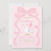 Een Gekke Gans 1e Verjaardagsfeest Lente Verjaarda Kaart (Voorkant)