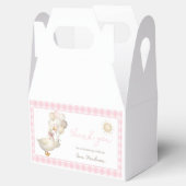 EEN Gekke Gans, Ballonnen, Retro Gingham Bedankdoosjes (Geopend)