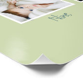 Een Gekke Gans Eerste Jaar Verjaardag Fotocollage Perfect Poster (Hoek)