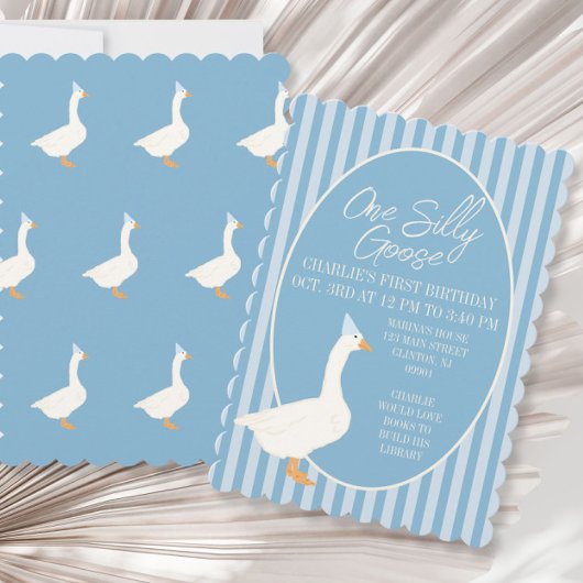 Een Gekke Gans Eerste Verjaardag Kaart