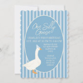 Een Gekke Gans Eerste Verjaardag Kaart (Voorkant)