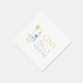 Een Gekke Gans Eerste Verjaardag Servet (Hoek)