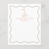 Een Gekke Gans Eerste Verjaardag Time Capsule (Voorkant)