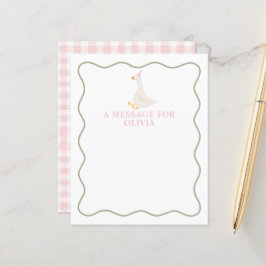 Een Gekke Gans Eerste Verjaardag Time Capsule