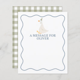 Een Gekke Gans Eerste Verjaardag Time Capsule