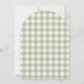 Een Gekke Gans Gepersonaliseerd Groen 1e Verjaarda Kaart (Achterkant)