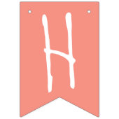 Een Gekke Gans Kleurrijke Eerste Verjaardag Vlaggetjes (Tweede vlag)