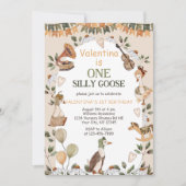 Een Gekke Gans Neutraal Eerste 1e Verjaardag Kaart (Voorkant)