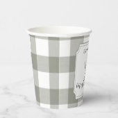 EEN Gekke Gans Schattige Kind 1e Verjaardag Party Papieren Bekers (Rechts)